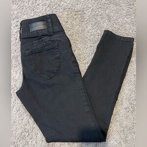 Women's Black Straight Leg Jeans